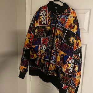 Urban superhero bomber jacket
